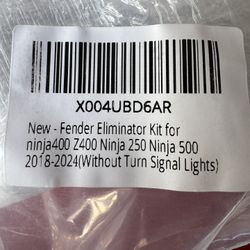 Kawasaki Ninja Fender Eliminator Kit 2018-2024