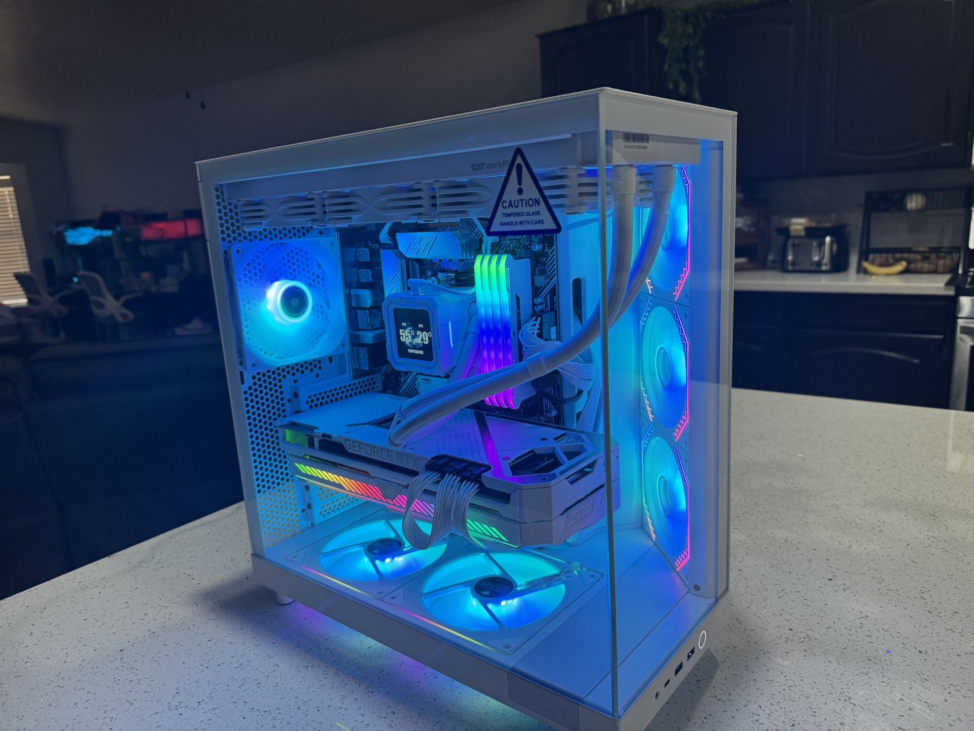 All White Gaming/Streaming PC