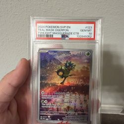 Teal Mask Ogerpon #123 – PSA 10 