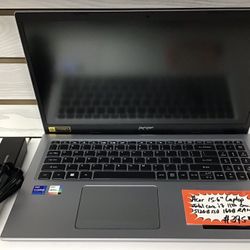Acer 15.6” Laptop Intel Core i7 11th Gen 512GB SSD 16GB RAM 