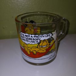 New Vintage Garfield McDonald's Glass Cup