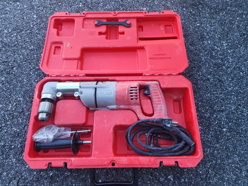 Milwaukee Right Angle Drill, Corded