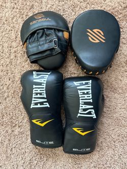 Everlast Elite Boxing Gloves set