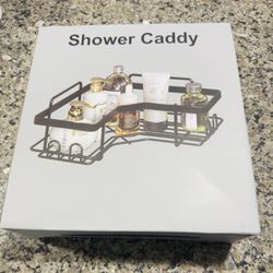 Corner Shower Caddy, 2 Pack Adhesive Shower Corner Organizer Shelves, No Drilling Stainless Steel Shower Storage Rack with Hooks&Toothpaste Ho