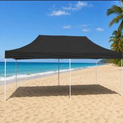 10x20 Black Pop up Canopy