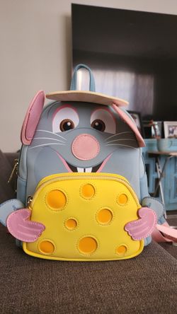 NEW Loungefly Disney Pixar Ratatouille Chef Cosplay Mini Backpack