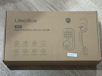 Keyless Entry Front Door Lock – Matte Black Keypad | Brand New