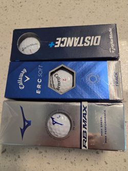 Taylor Made, RB Max, Calloway Golf balls