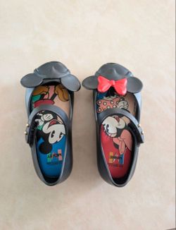 Mini Melissa Disney Mickey & Minnie Kids Flats