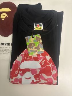 Bape ABC “pink and black camo”