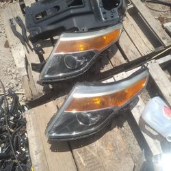 Two Driver Side Ford Explorer Headlights For 2010 To 14 Body Style One Is Better Than The Other