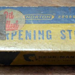 Antique Behr-Manning ,Norton Sharpening Stone 