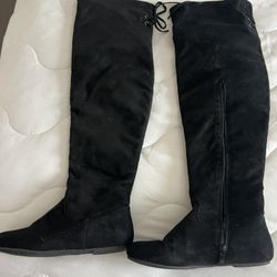 Thigh High Ladies Suede Boots 