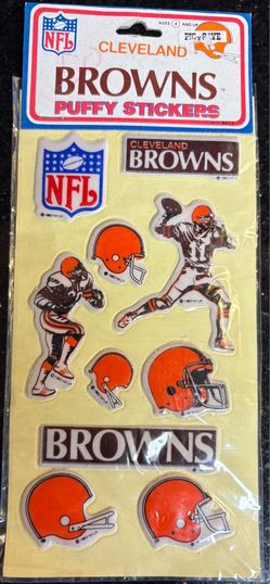Vintage Cleveland Browns Puffy Stickers