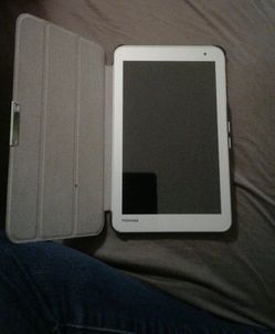 Toshiba white tablet