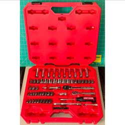 Craftsman Mechanics Tool Set, (CMMT12121L) - 1/4-in. and 3/8-in. Drive
