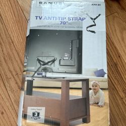 Tv anti tip strap for TV 
