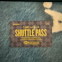 weekend 1 shuttle pass coachella 