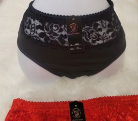 5 PIECE HIGH RISE BRIEF/UNDERWEAR/PANTIES 
FULL COVERAGE SIZE ( MEDIUM)  FOR WOMEN'S!!