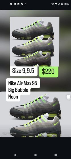 Nike Air Max 95 Big Bubble Neon Men Size 9,9.5