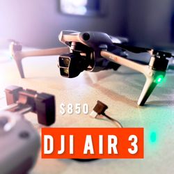 DJI Air 3 Drone- Excellent Condition