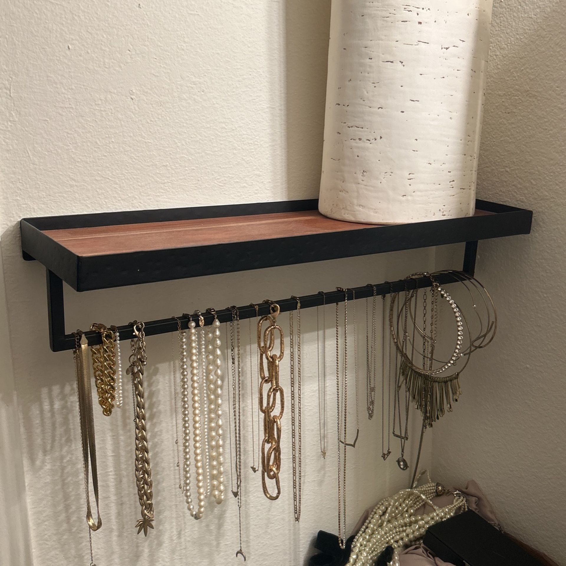 Wood + Metal Shelf for Sale in Los Angeles, CA - OfferUp