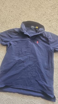 Mens XL Navy blue Polo Ralph Lauren slim fit T-shirt