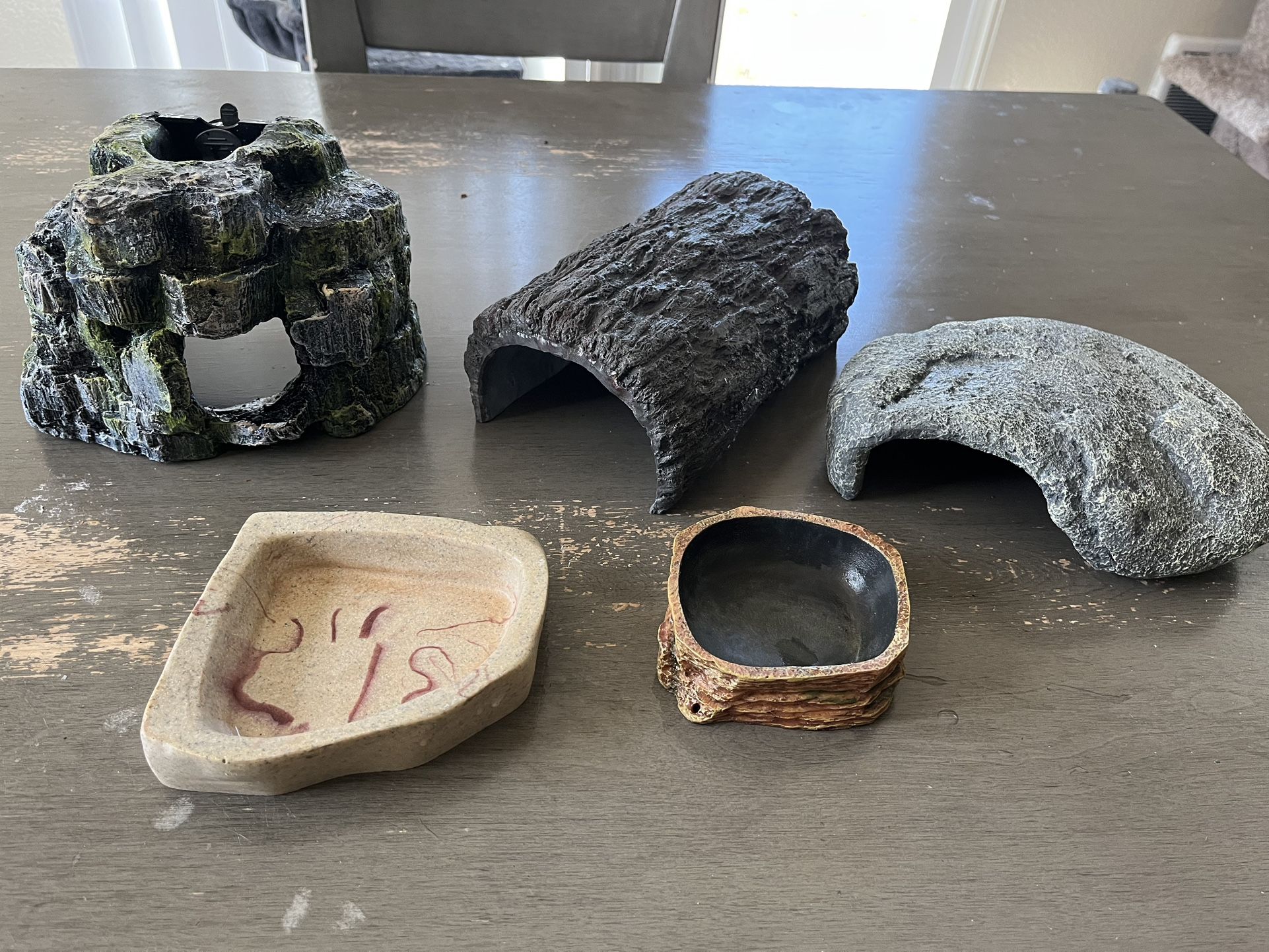 Reptile Hides And Bowls