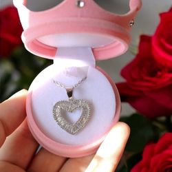 collar de plata 925 corazón