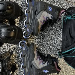 Women’s Size 7 Rollerblades and Equipment