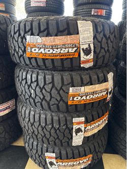 📲✅Lt265/70/17 vendo set de llantas nuevas arroyo rt