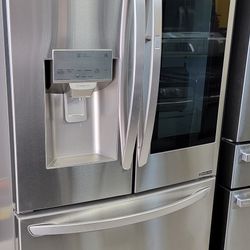 Stainless French Door Cooling And Freezing With Warranty Take It Home 🏡 Today 