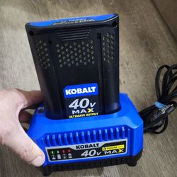 Kobalt 40v Battery And Charger