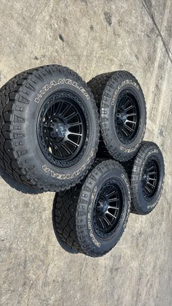 Rines nuevos 17x9 Llantas Usadas 245/75R17 Instalados Y Balanceadas