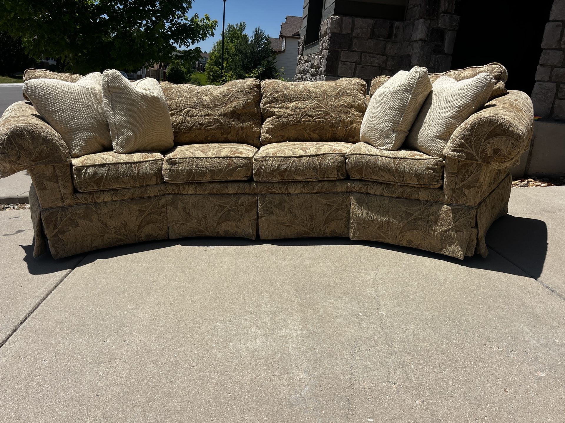 Comfiest Couch Ever! Feather Cushions — Custom From Drexel Heritage