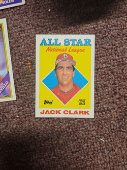1988 Topps - All Star #397 Jack Clark St. Louis Cardinals