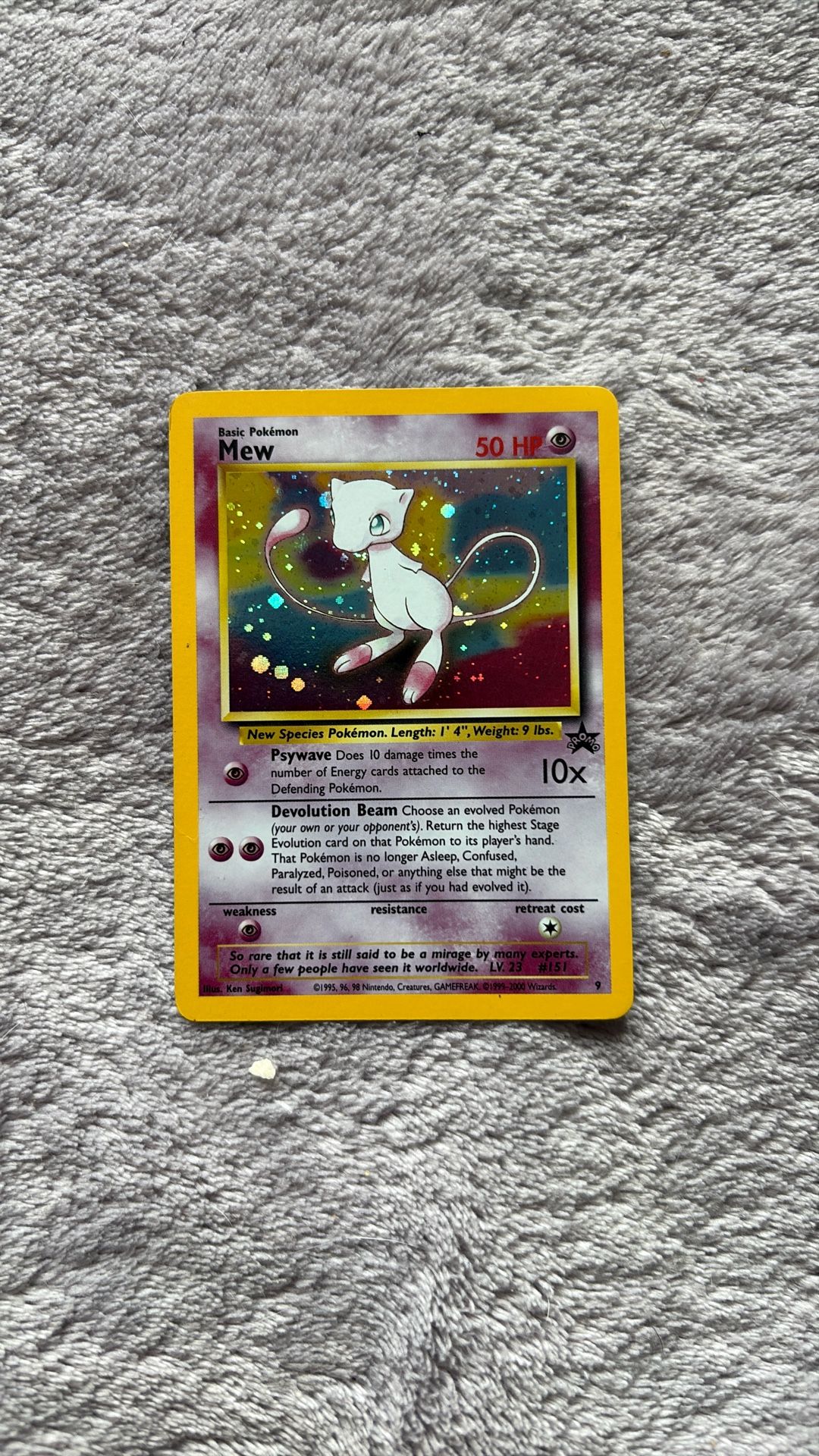1999 mew pokemon card Amazon.com: Pokemon - Mew (9)