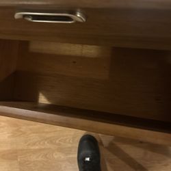 Antique Desk With A Chair