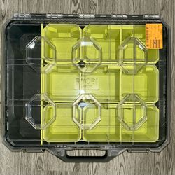 LINK 10-Compartment Modular Small Parts Organizer Tool Box