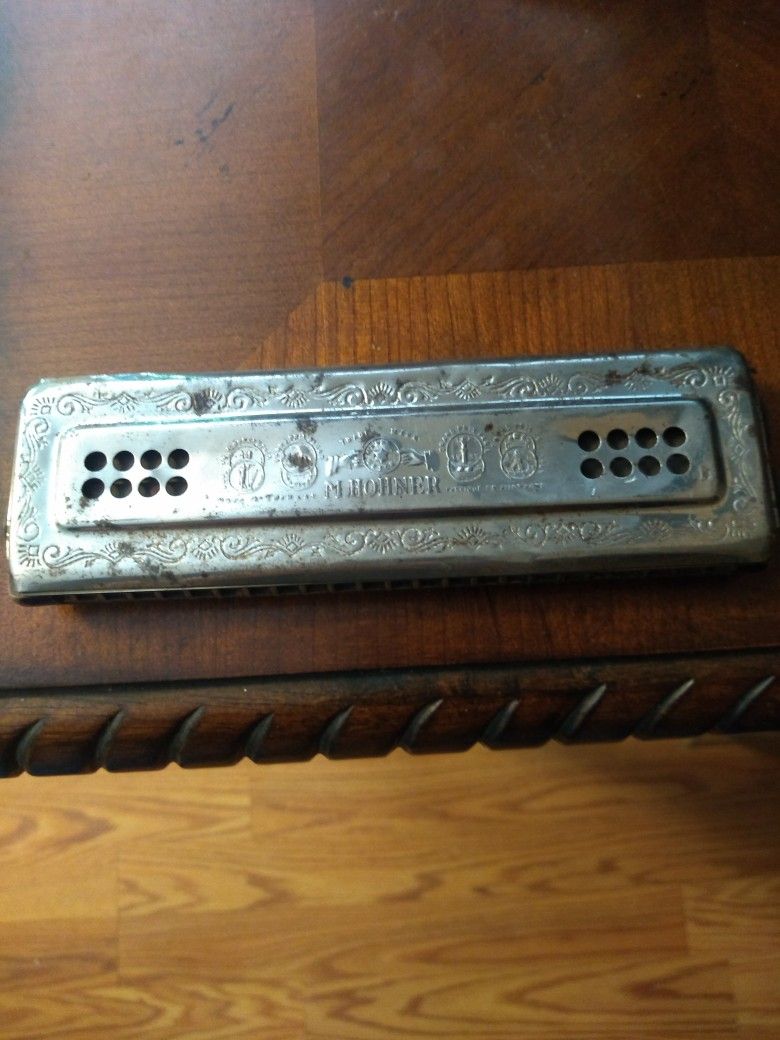 Vintage M Hohner Harmonica