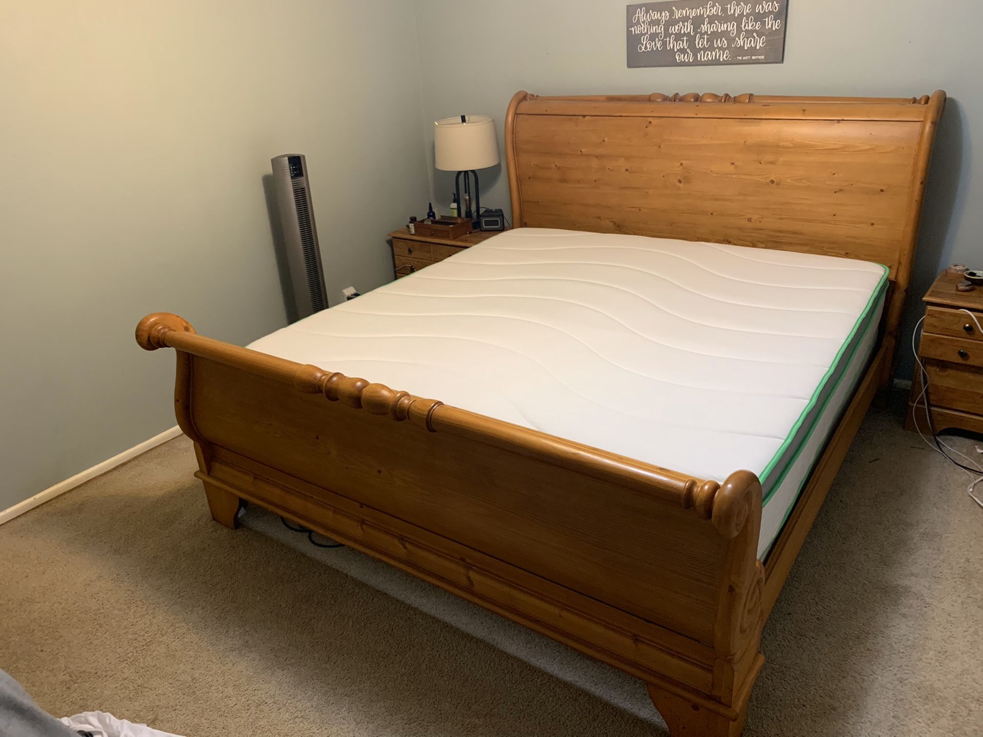 Oak King Bed Frame