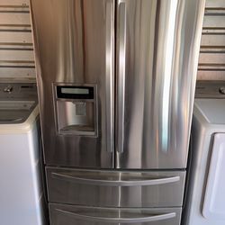 Kenmore Stainless Steel Refrigerator And Freezer