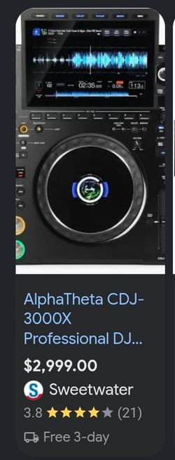 Pioneer alpha theta CDJ-3000X