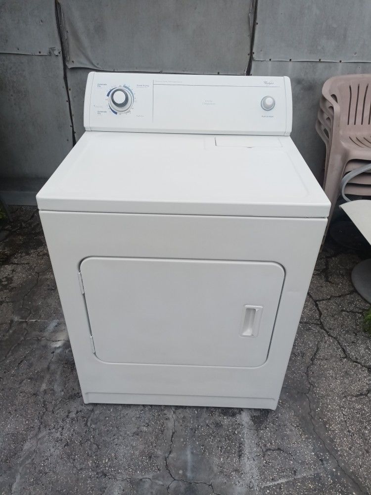 Whirlpool Dryer Machine 4 Cycle 3 Temperatures wide 29"   Deep 25"7/8 Is Good For Apartment Too
