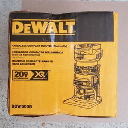 Dewalt 20v Router Brushless XR Brand New Tool Only 