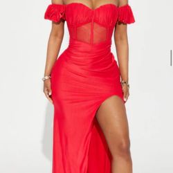 Red Corset Gown 