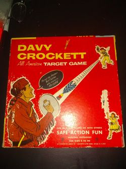 Vintage Very Rare Davy Crockett All American Target Game from the 50 s