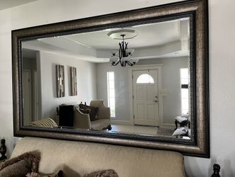 Wall Mirror And Side Tables 