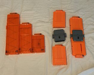 Nerf Elite Dart Blaster Magazine Pack, High-Capacity Clips and Regular Clips