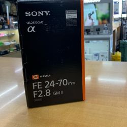 Sony G Masters 24-70mm II Brand New 